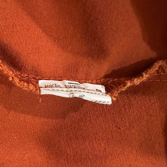 Forever 21 Burnt Orange Cropped Twill Capri Pants - Picture 7 of 9